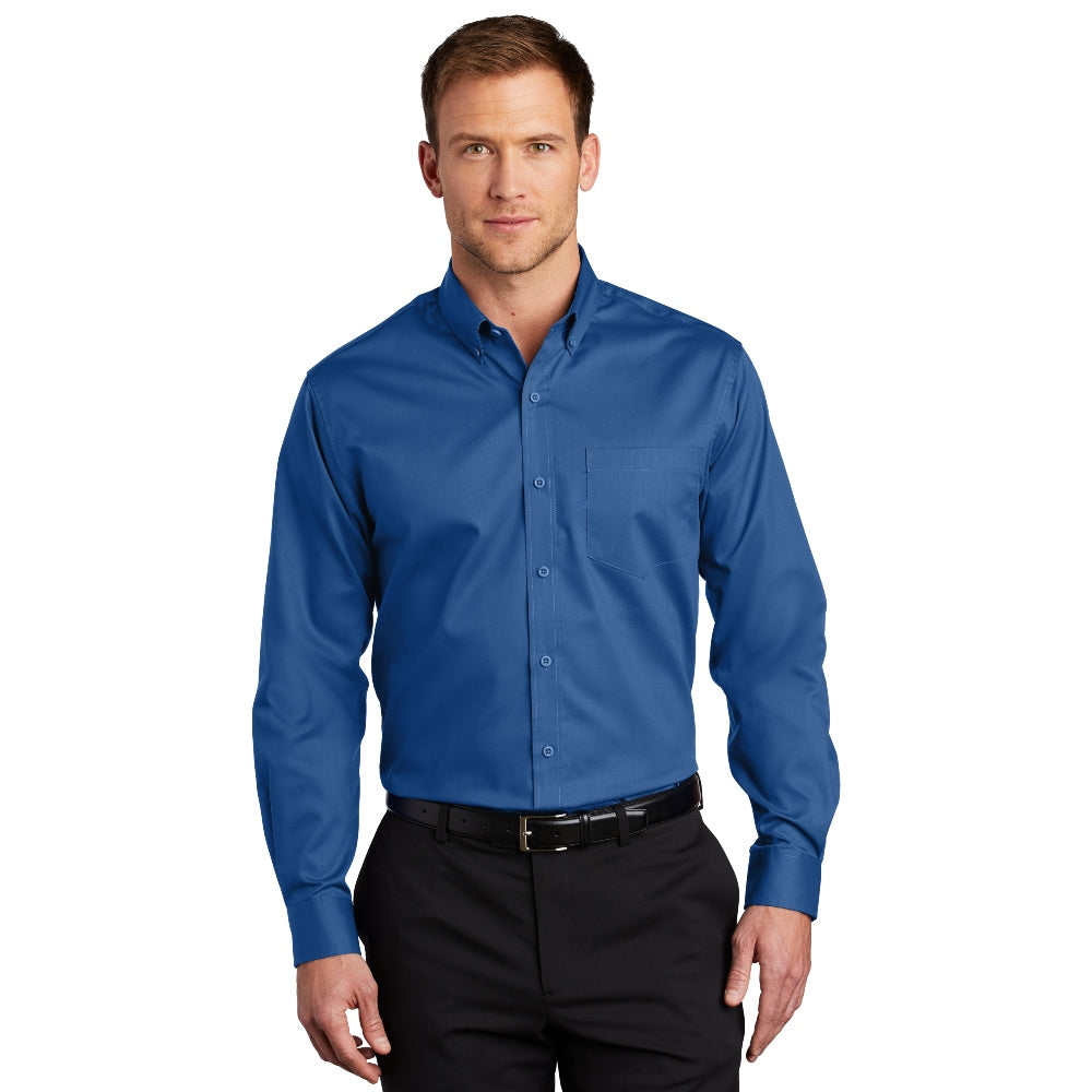 Port Authority® SuperPro™ Twill Shirt - True Blue