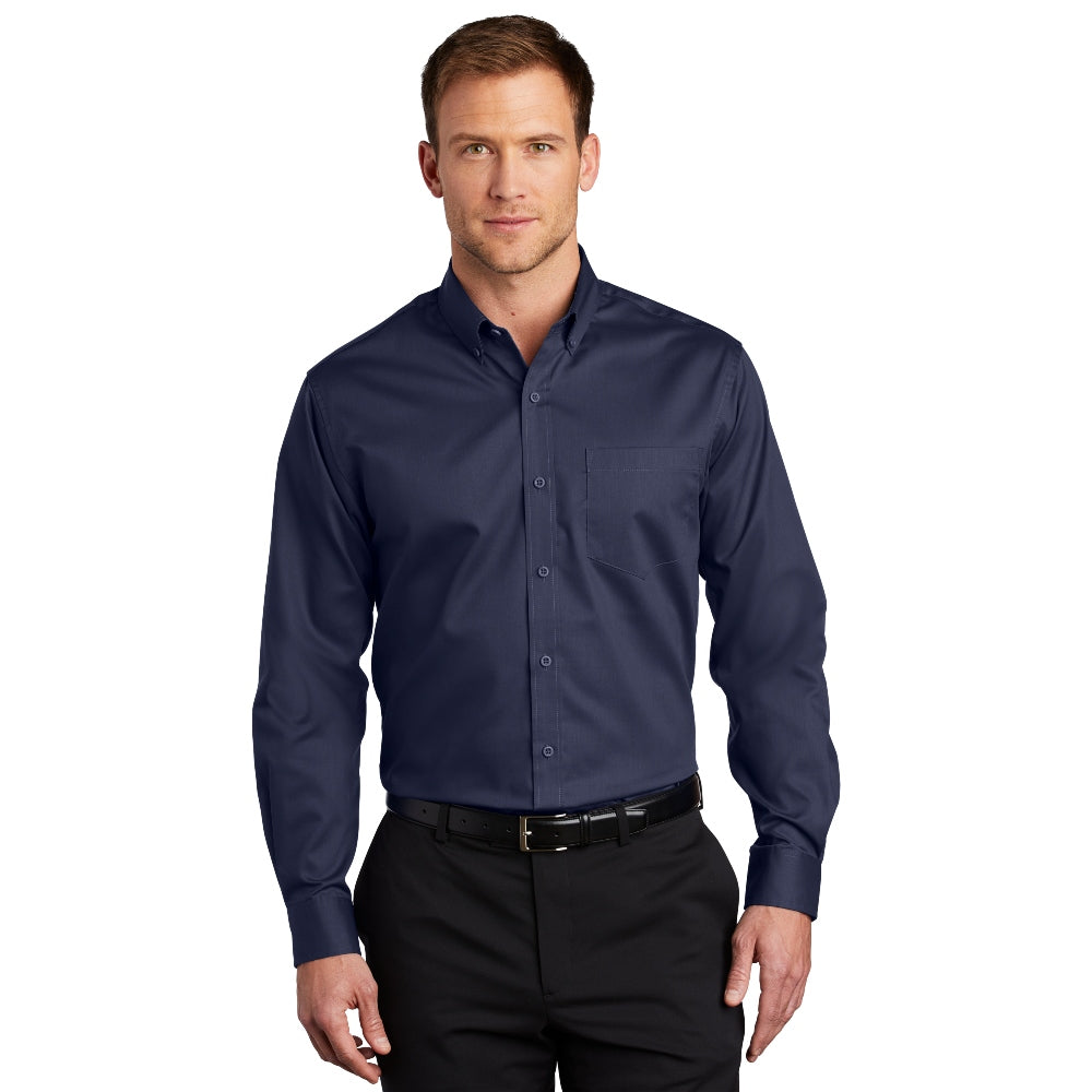 Port Authority® SuperPro™ Twill Shirt - True Navy