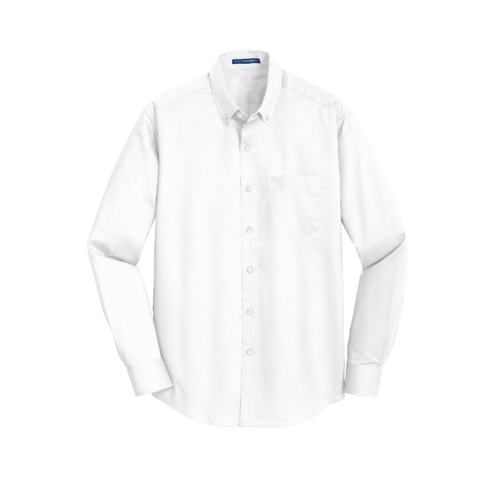 Port Authority® SuperPro™ Twill Shirt - White