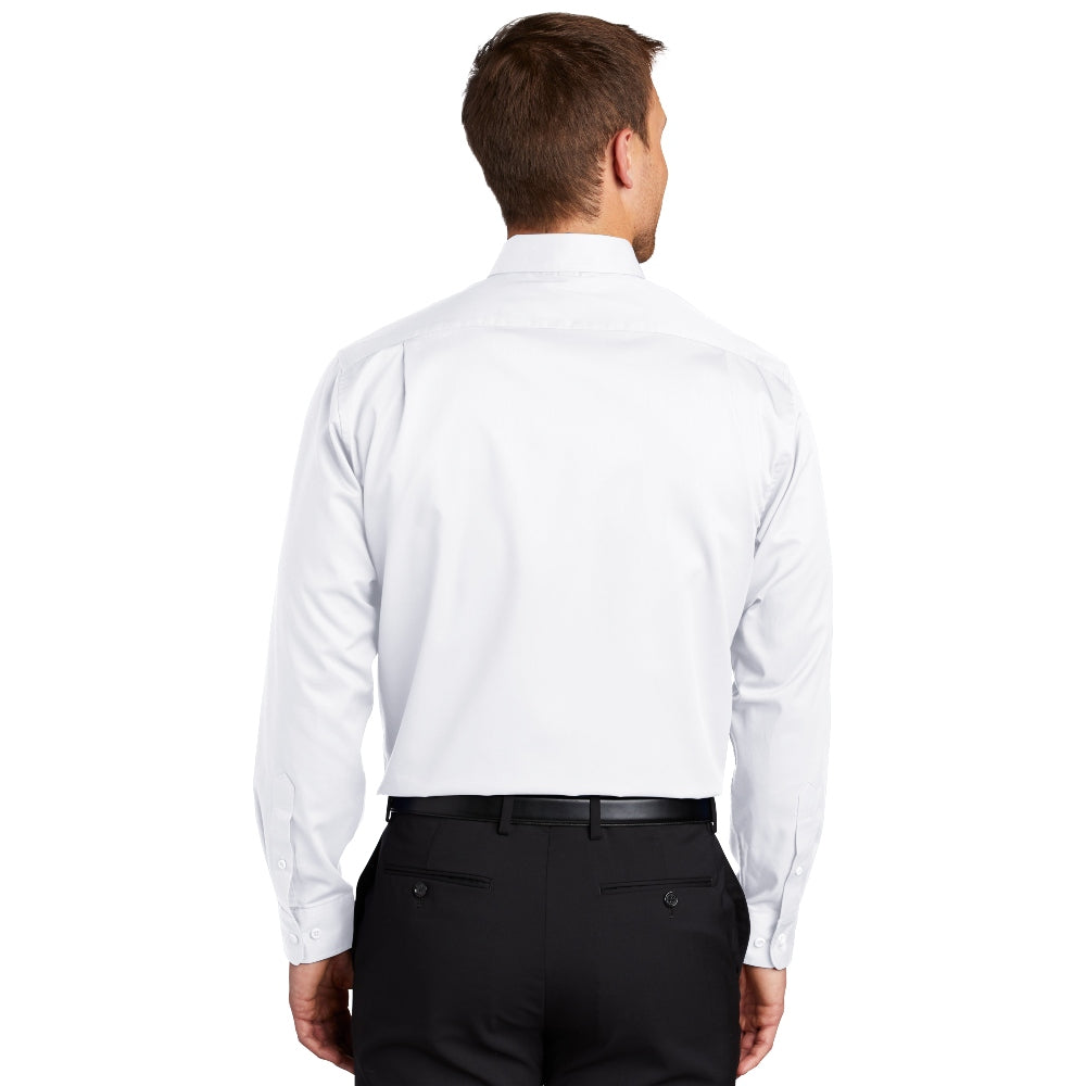 Port Authority® SuperPro™ Twill Shirt - White