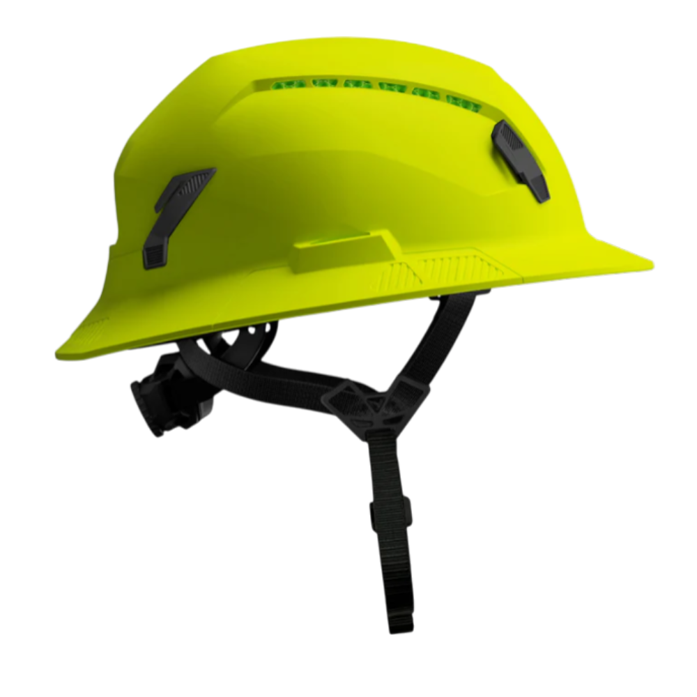 Studson SHK-1 Full Brim Vented - Hi-Vis Yellow