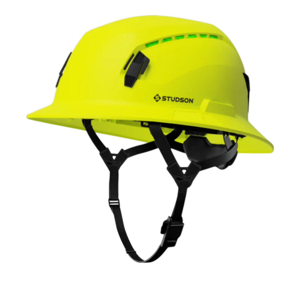Studson SHK-1 Full Brim Vented - Hi-Vis Yellow