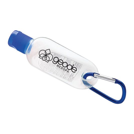 Clip-N-Go 1oz Hand Sanitizer with Mini Carabiner - Royal