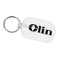 Rectangular Soft Key Tag - White