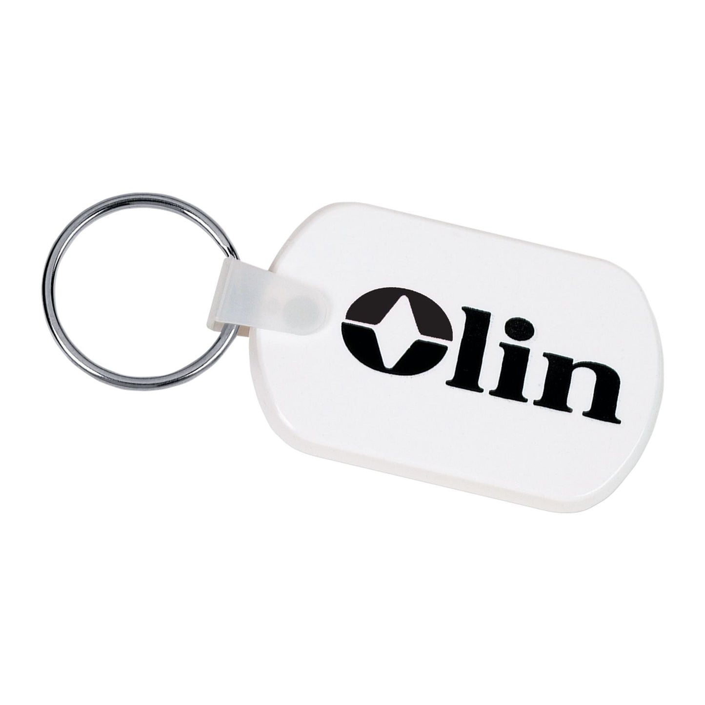 Rectangular Soft Key Tag - White