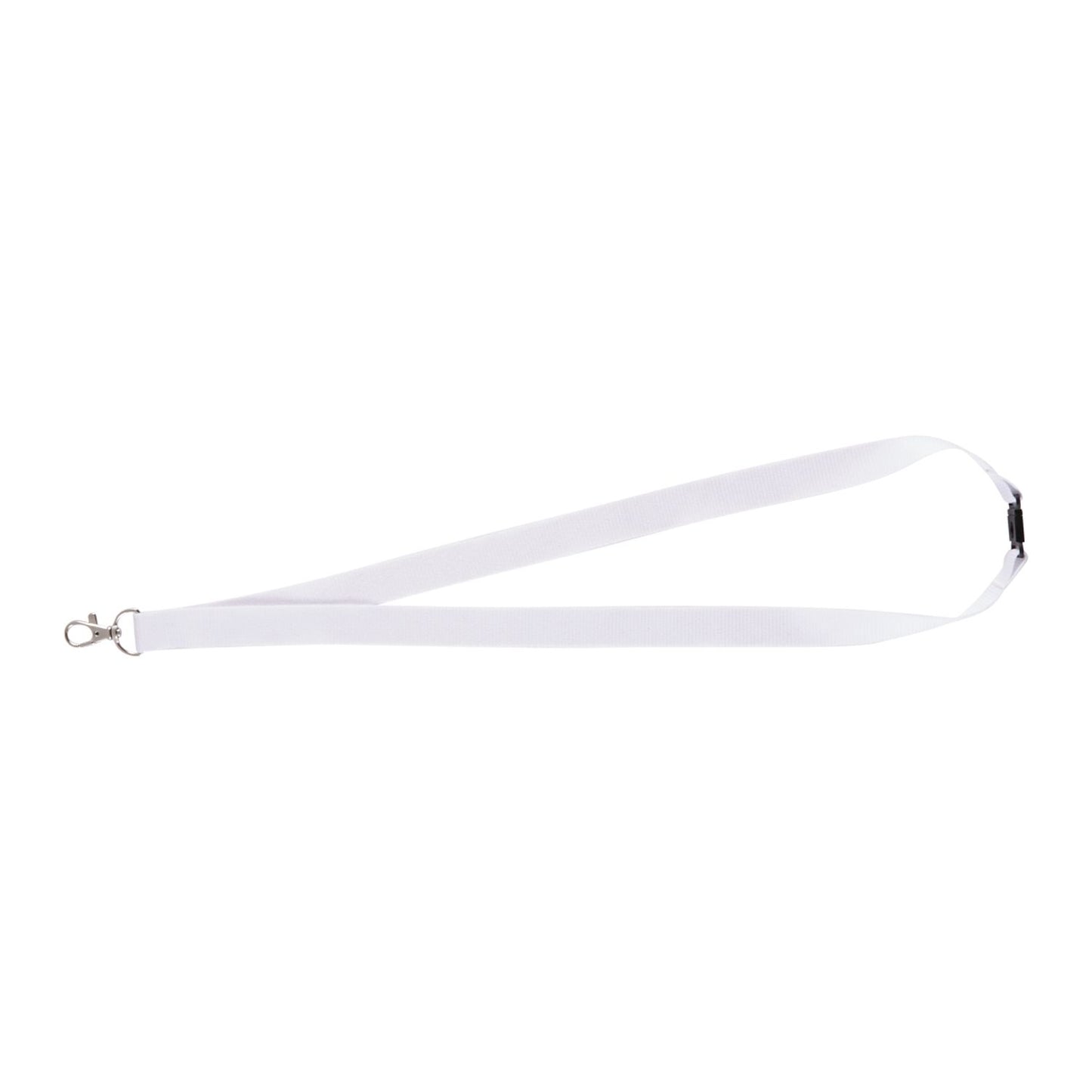 Breakaway Swivel Lobster Clasp Lanyard - White