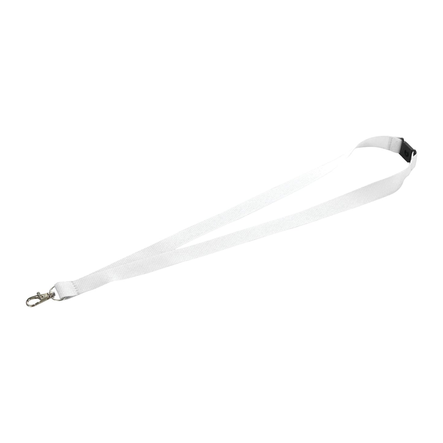 Breakaway Swivel Lobster Clasp Lanyard - White