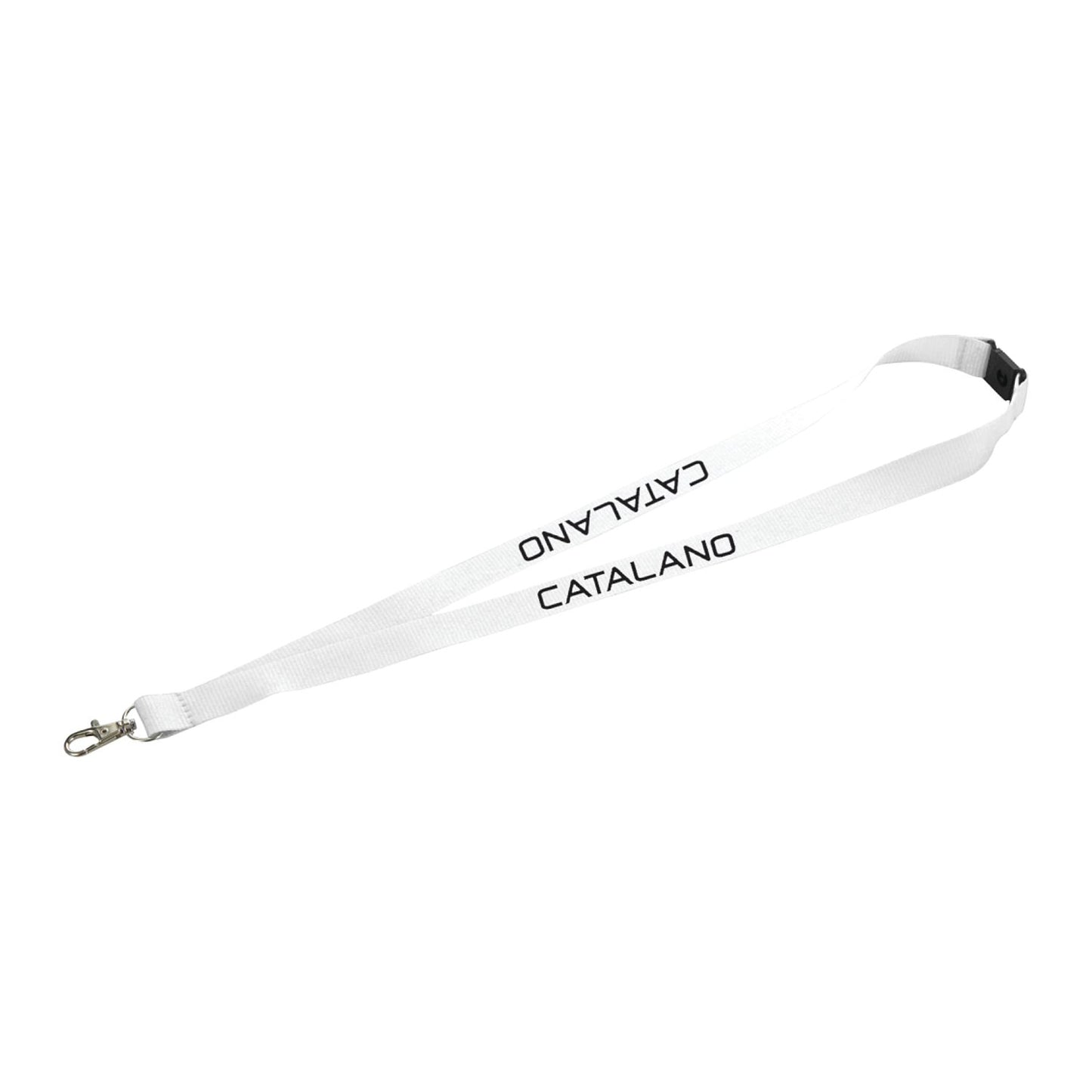 Breakaway Swivel Lobster Clasp Lanyard - White