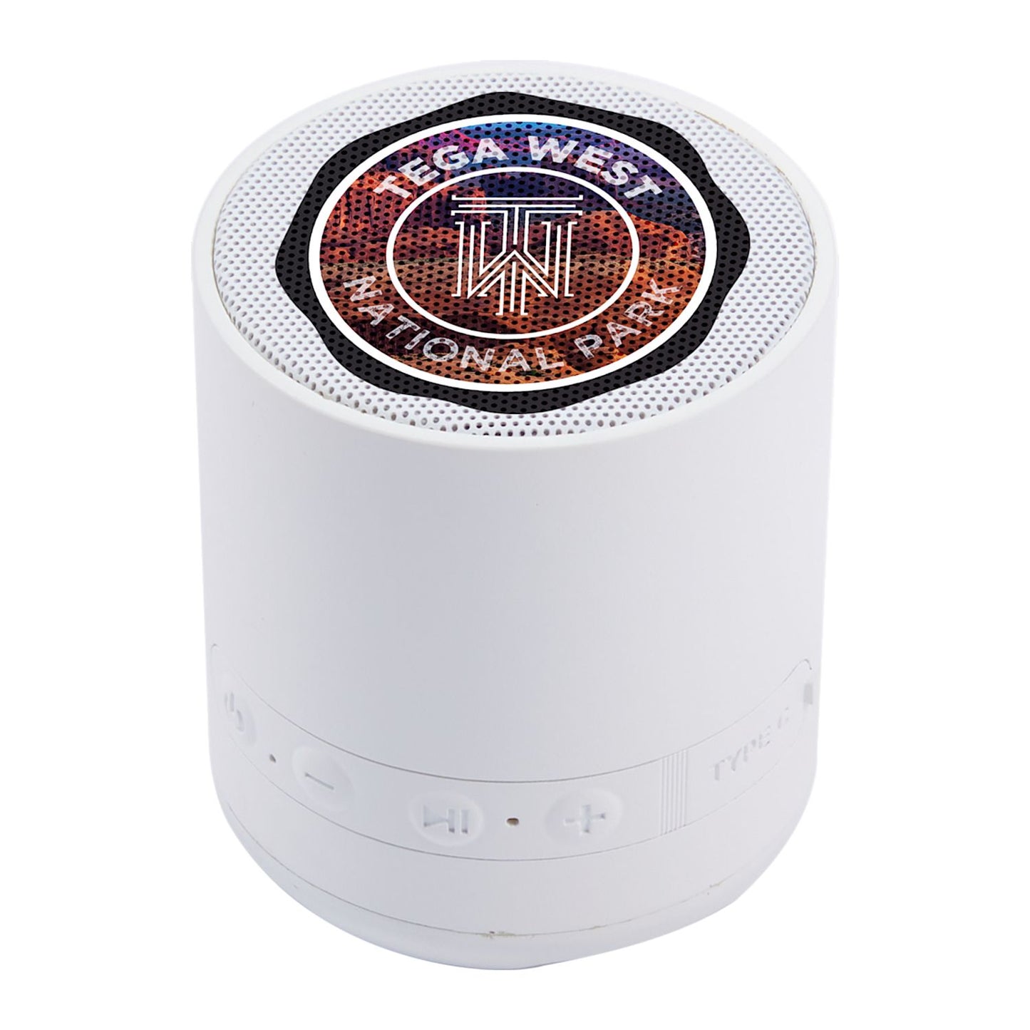 BuzzTurn Recycled Bluetooth Speaker - White