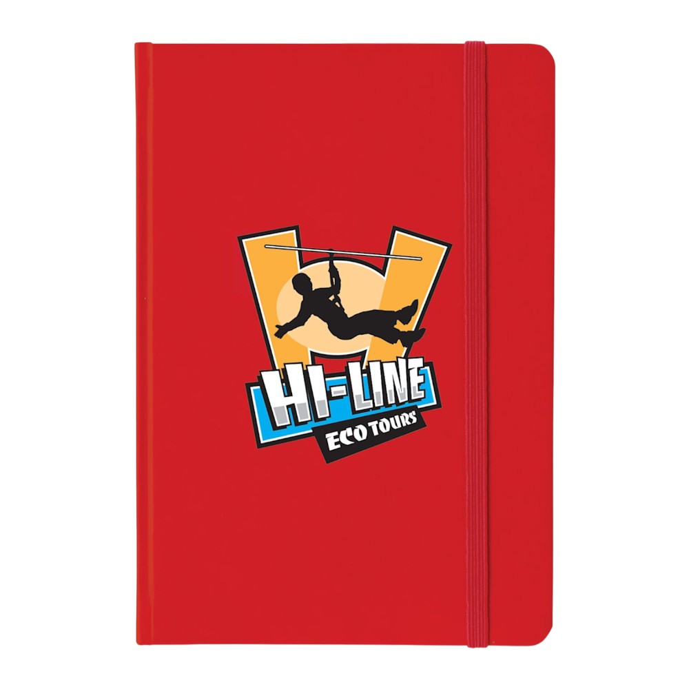 5" x 7" FSC® Mix Large Rainbow Notebook - Red
