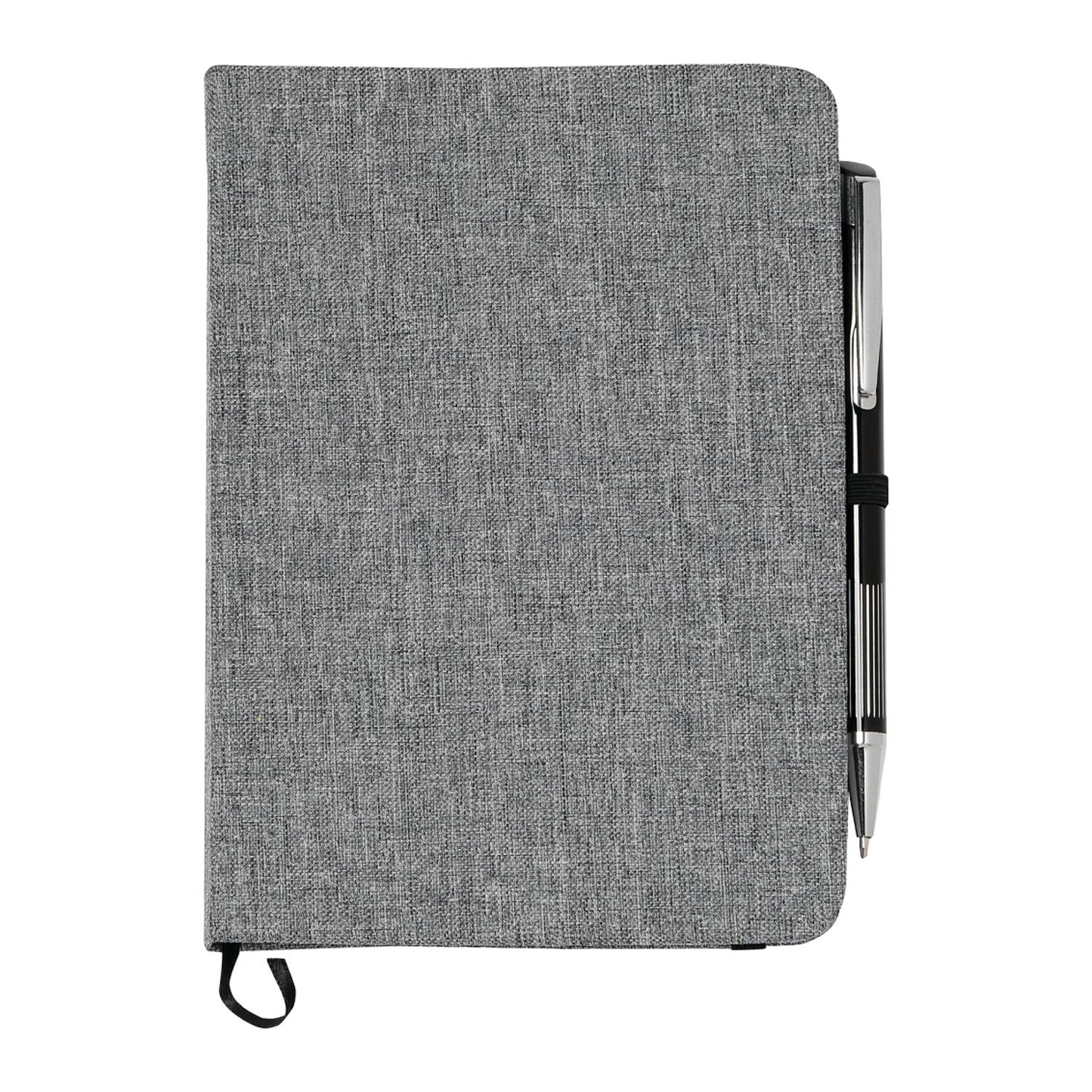 5" x 7" FSC® Mix Heathered Bound Notebook - Gray