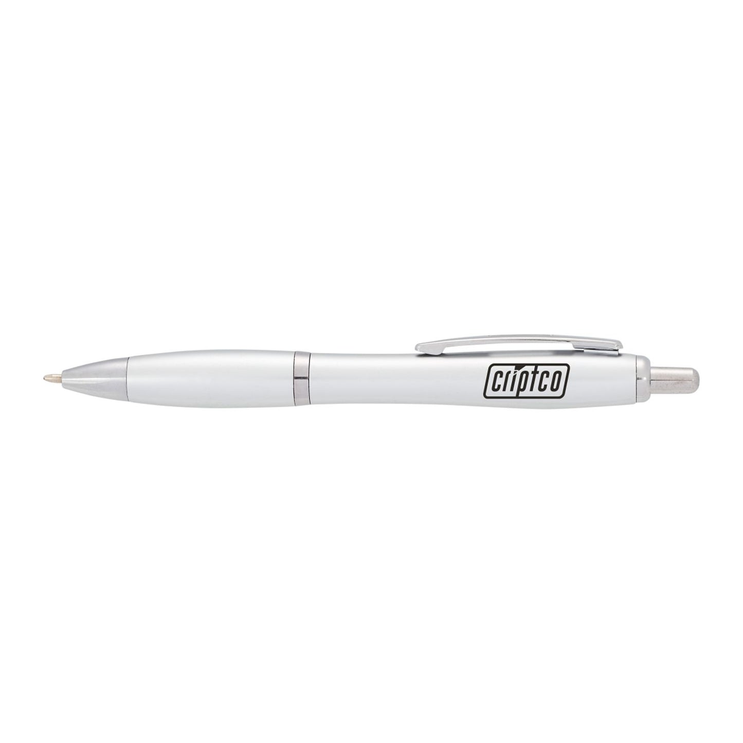 Nash Retractable Ballpoint Pen - Silver