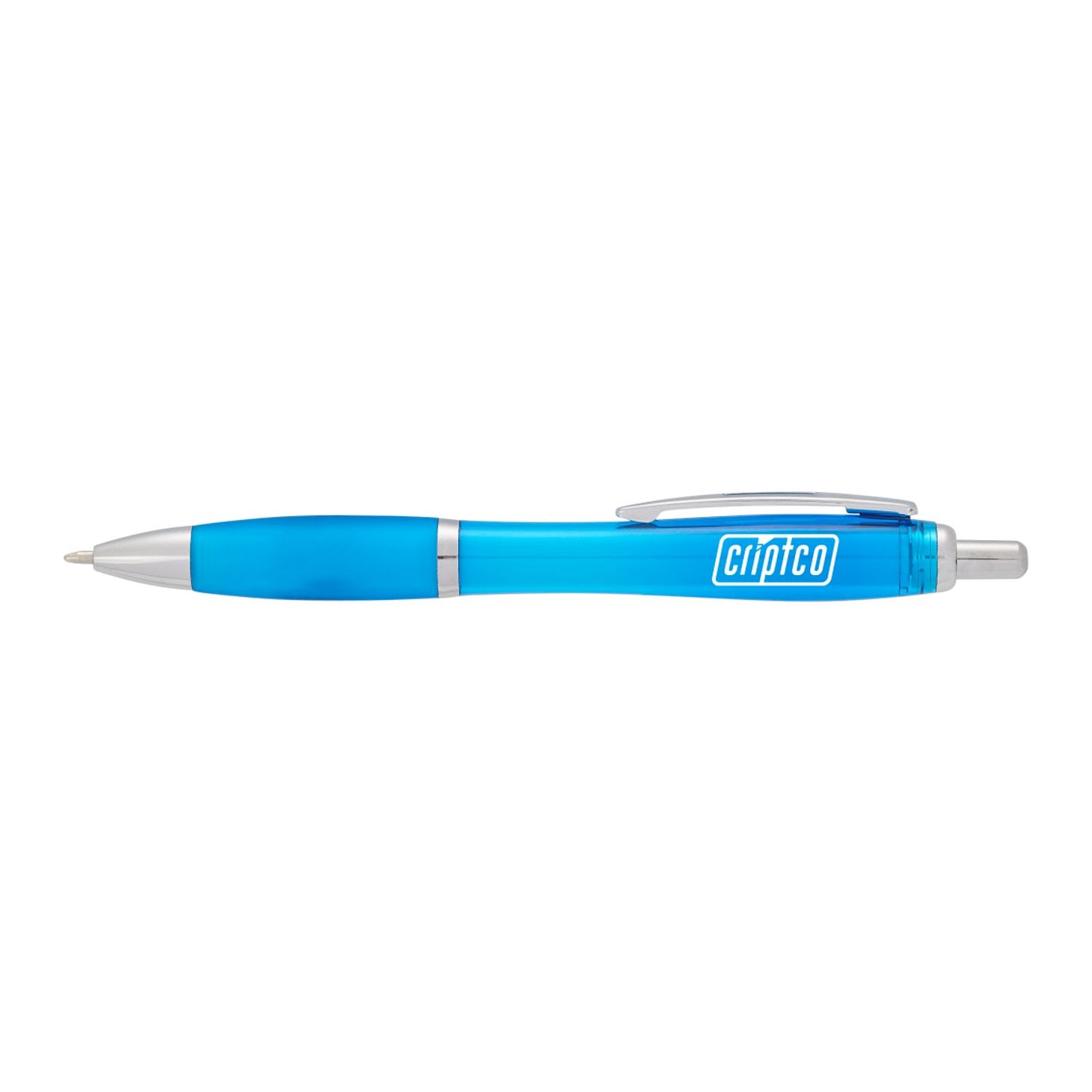 Nash Retractable Ballpoint Pen - Translucent Teal