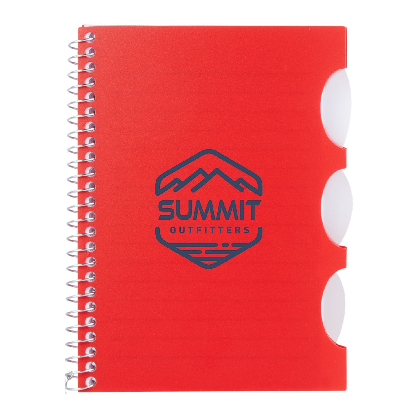 4” x 6” FSC® Recycled Multitask Notebook - Red