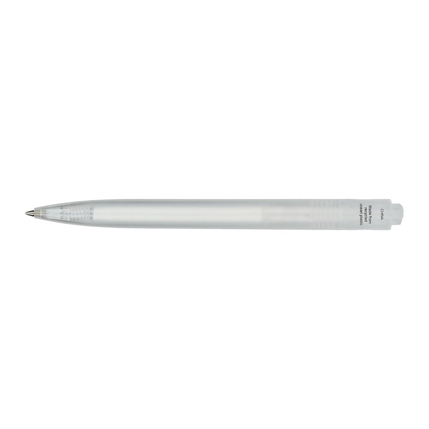 Recycled Ocean Bound Plastic Gel Pen - Clear