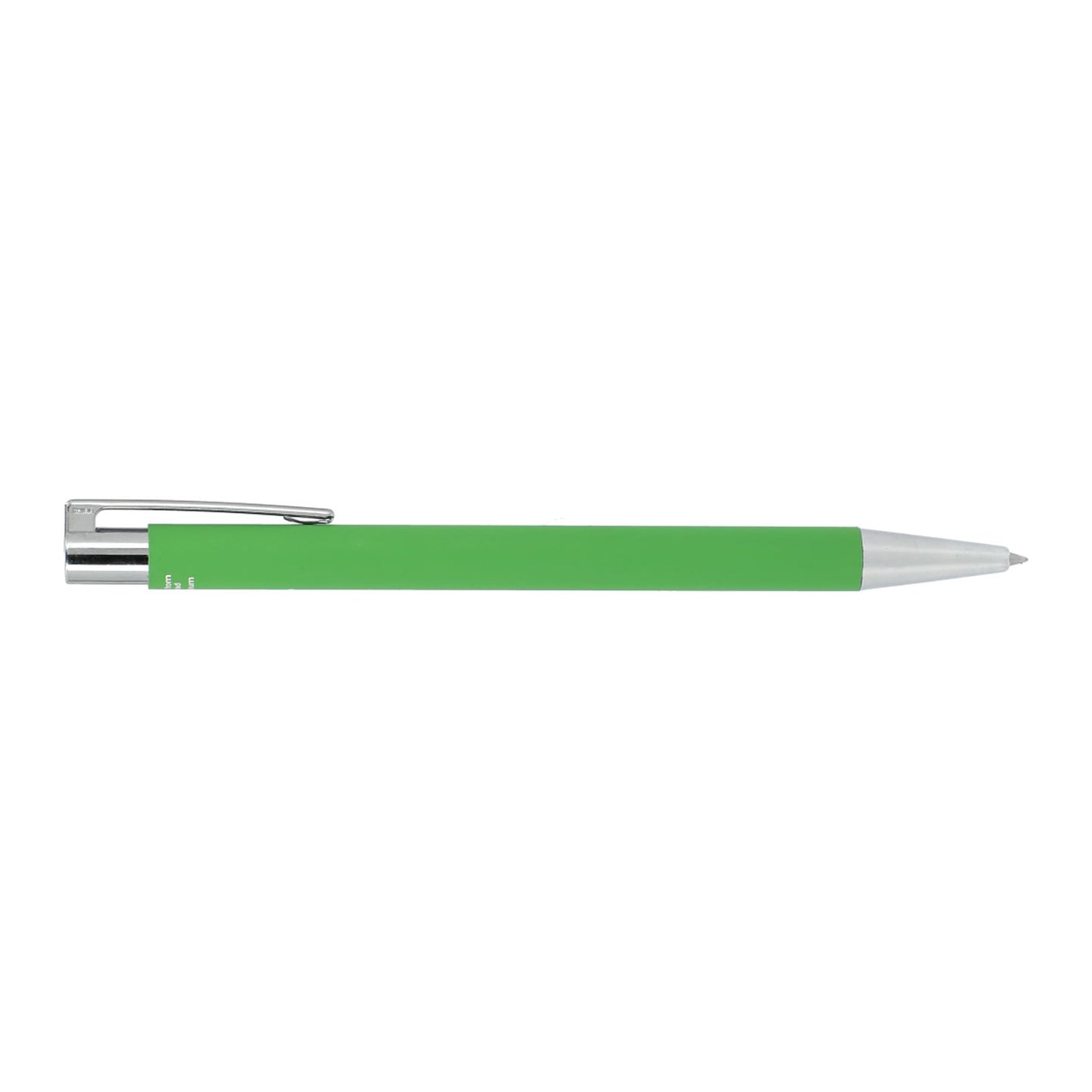 Maxi Recycled Aluminum Soft Touch Gel Pen - Green