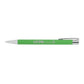 Maxi Recycled Aluminum Soft Touch Gel Pen - Green
