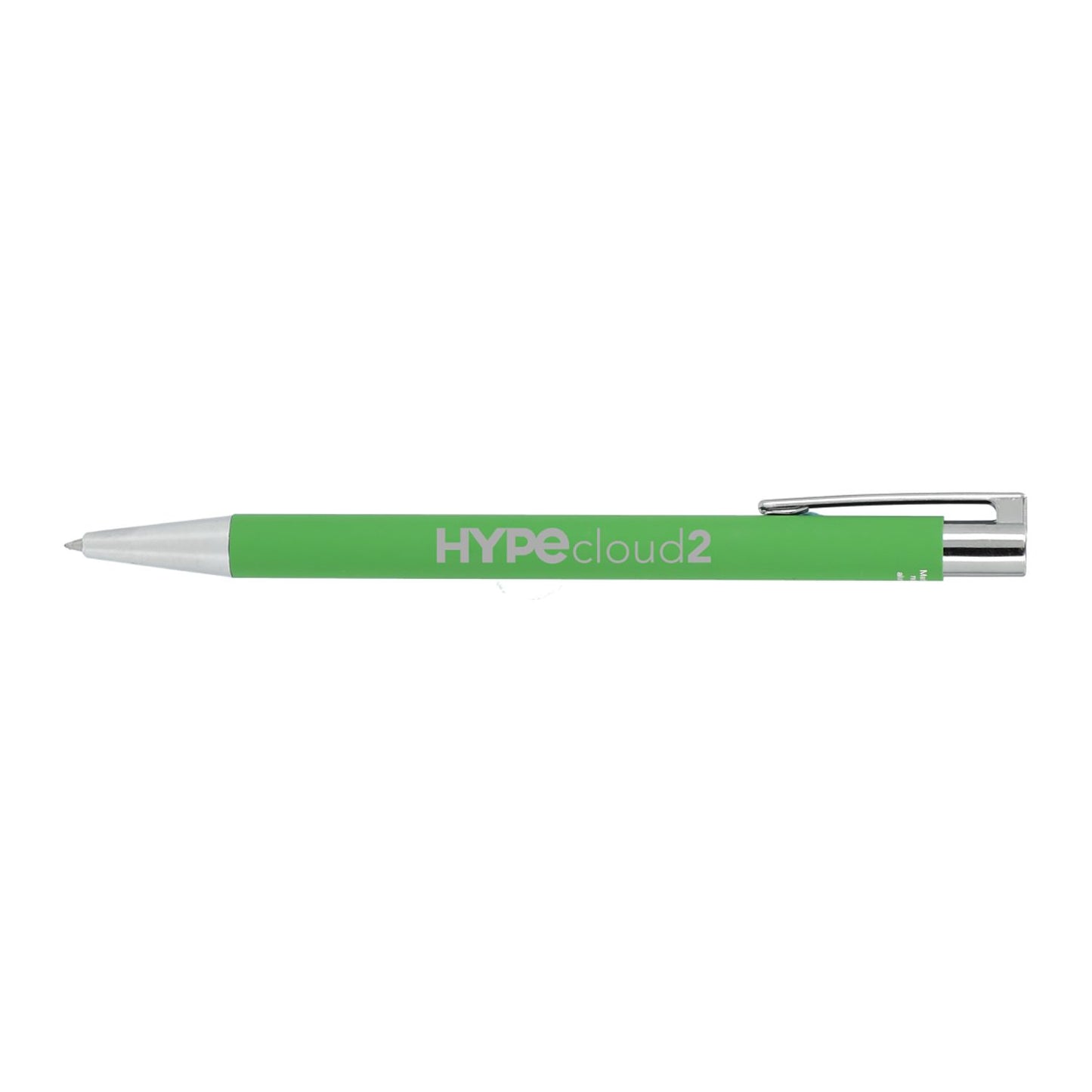 Maxi Recycled Aluminum Soft Touch Gel Pen - Green