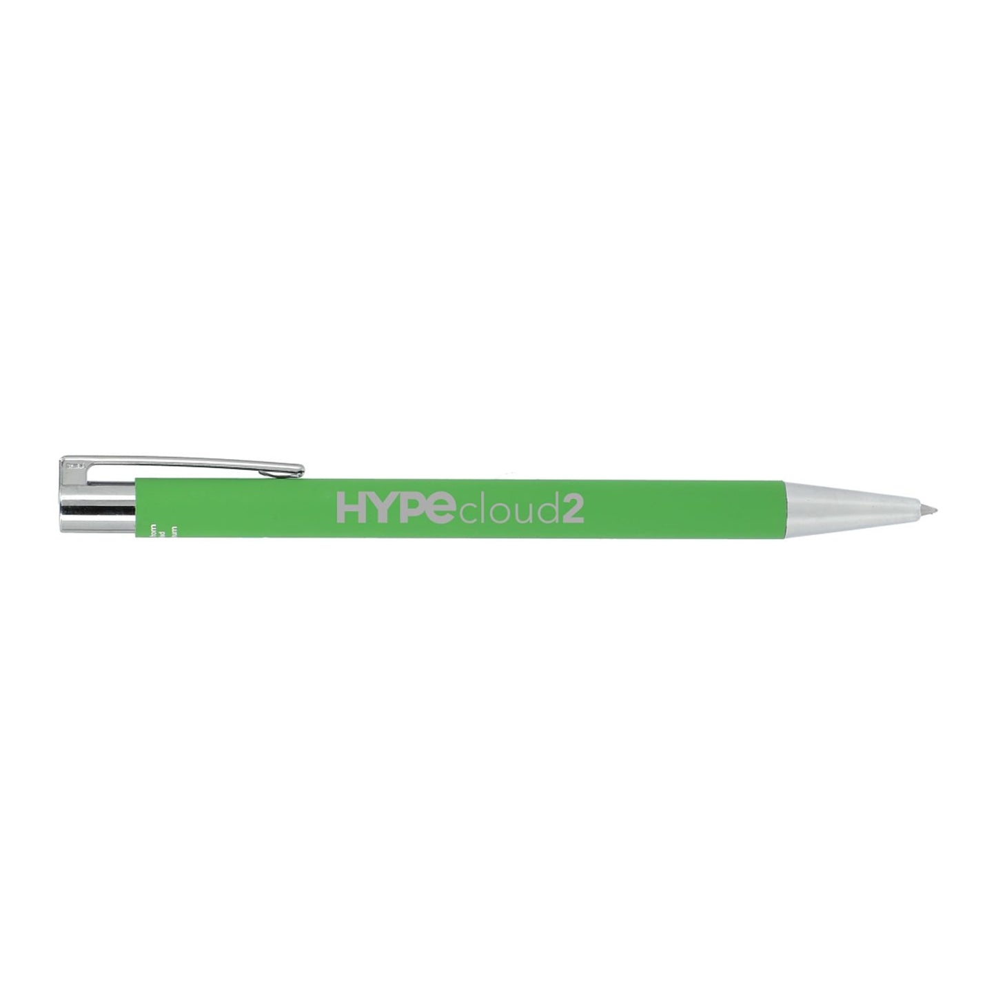 Maxi Recycled Aluminum Soft Touch Gel Pen - Green