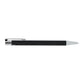 Maxi Recycled Aluminum Soft Touch Gel Pen - Black