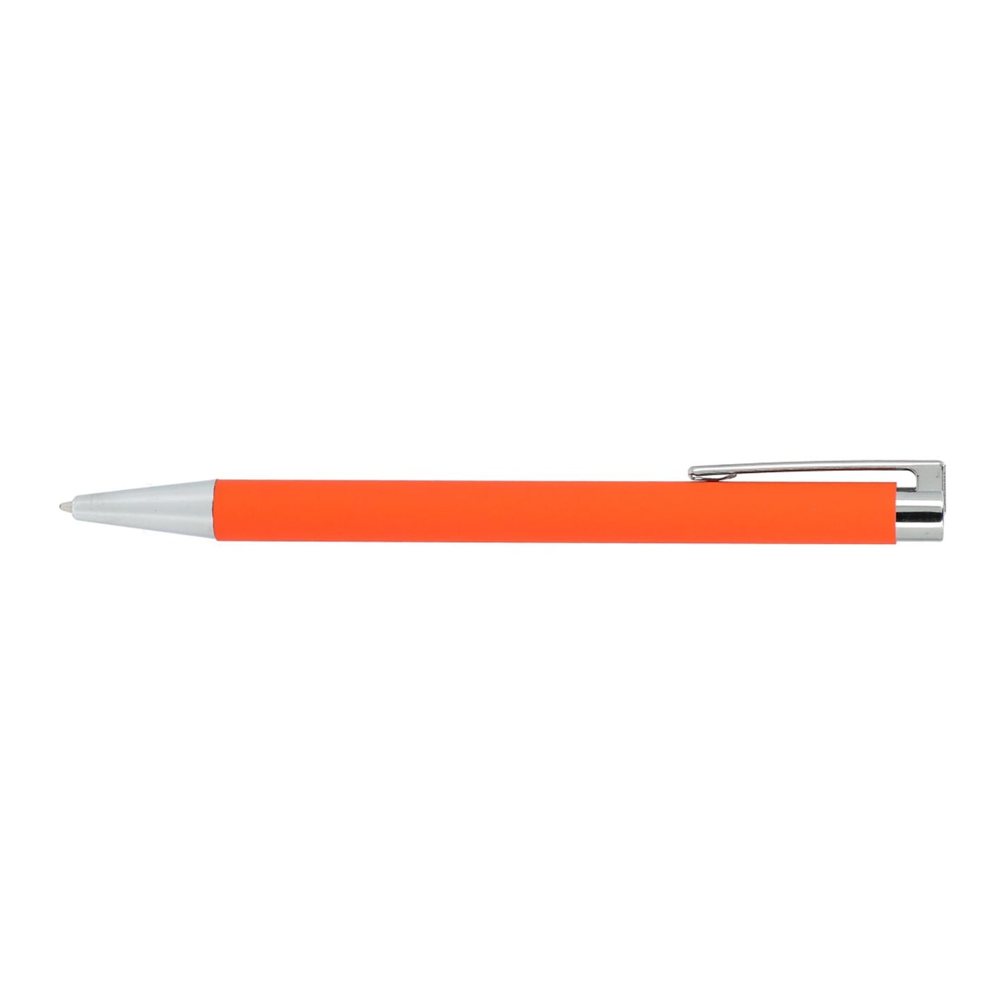 Maxi Recycled Aluminum Soft Touch Gel Pen - Orange