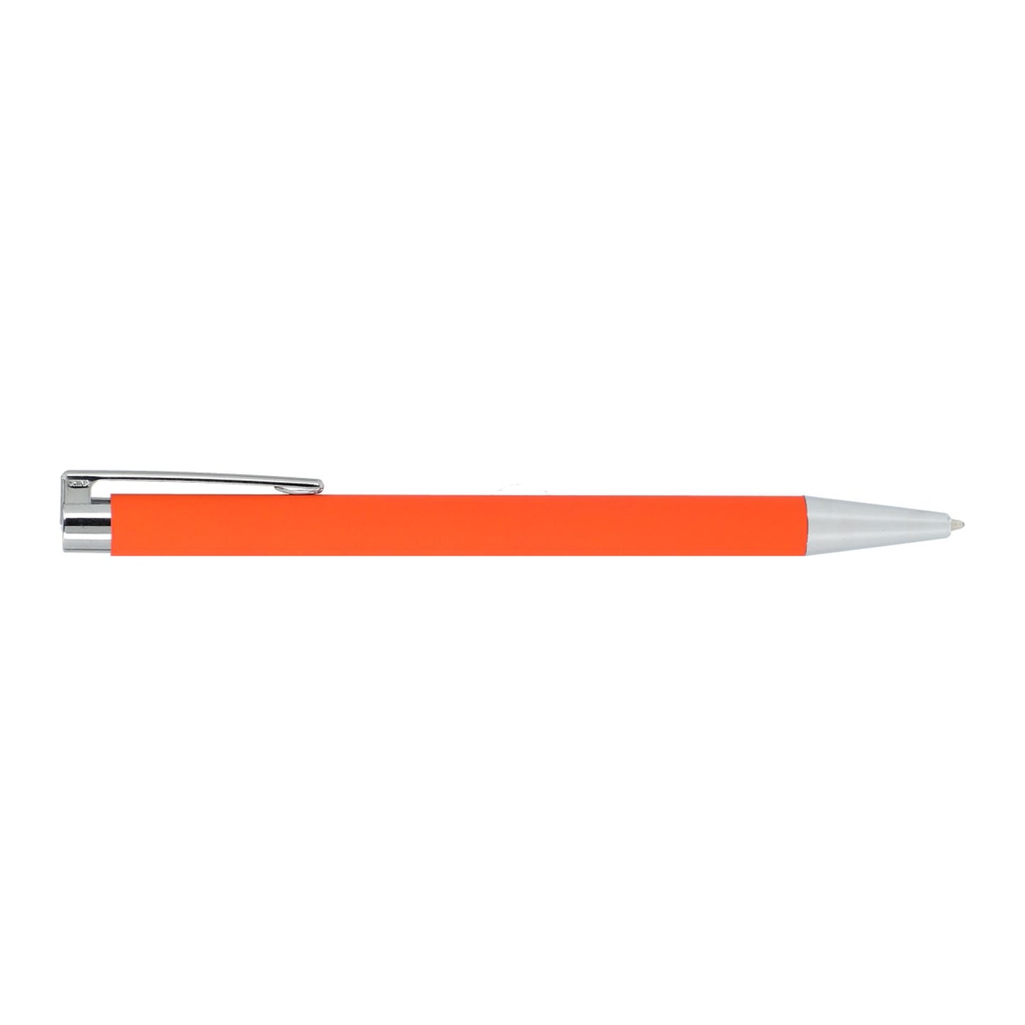 Maxi Recycled Aluminum Soft Touch Gel Pen - Orange