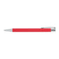 Maxi Recycled Aluminum Soft Touch Gel Pen - Red