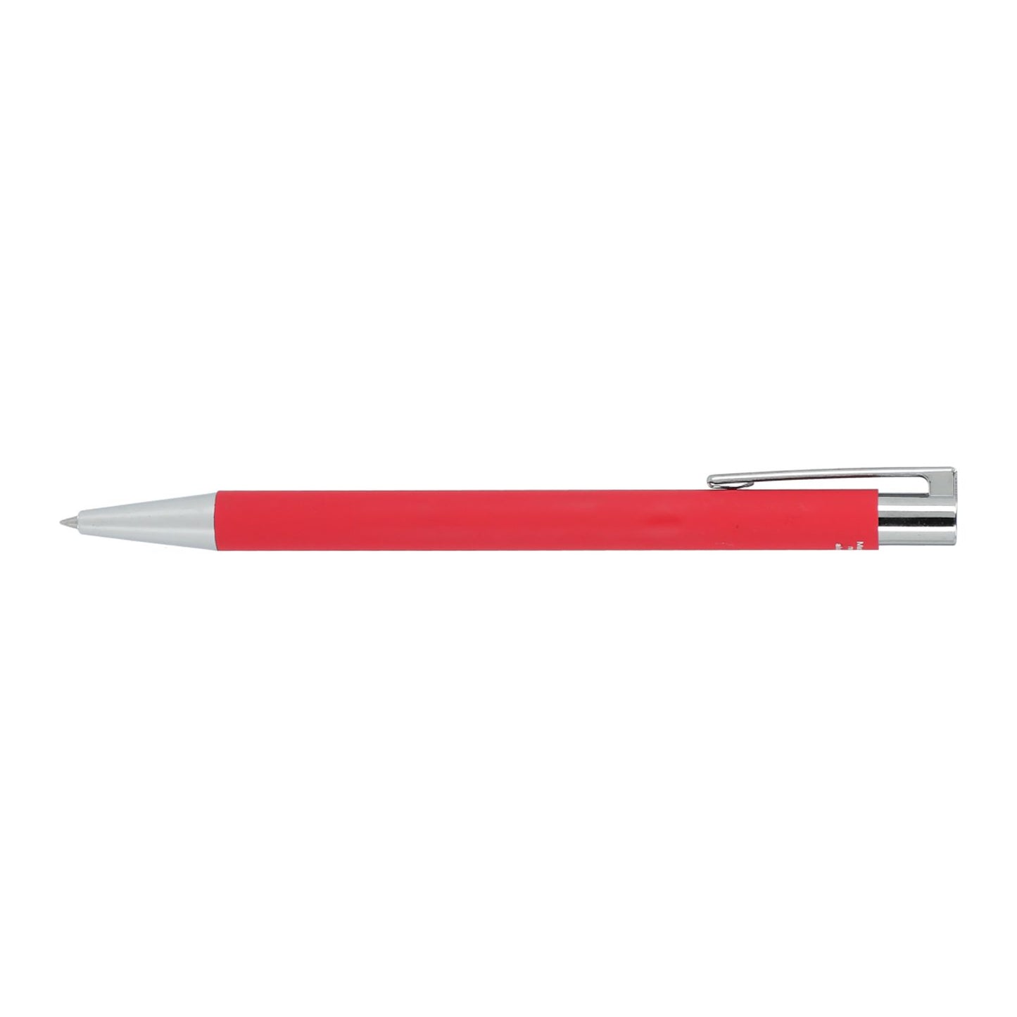 Maxi Recycled Aluminum Soft Touch Gel Pen - Red