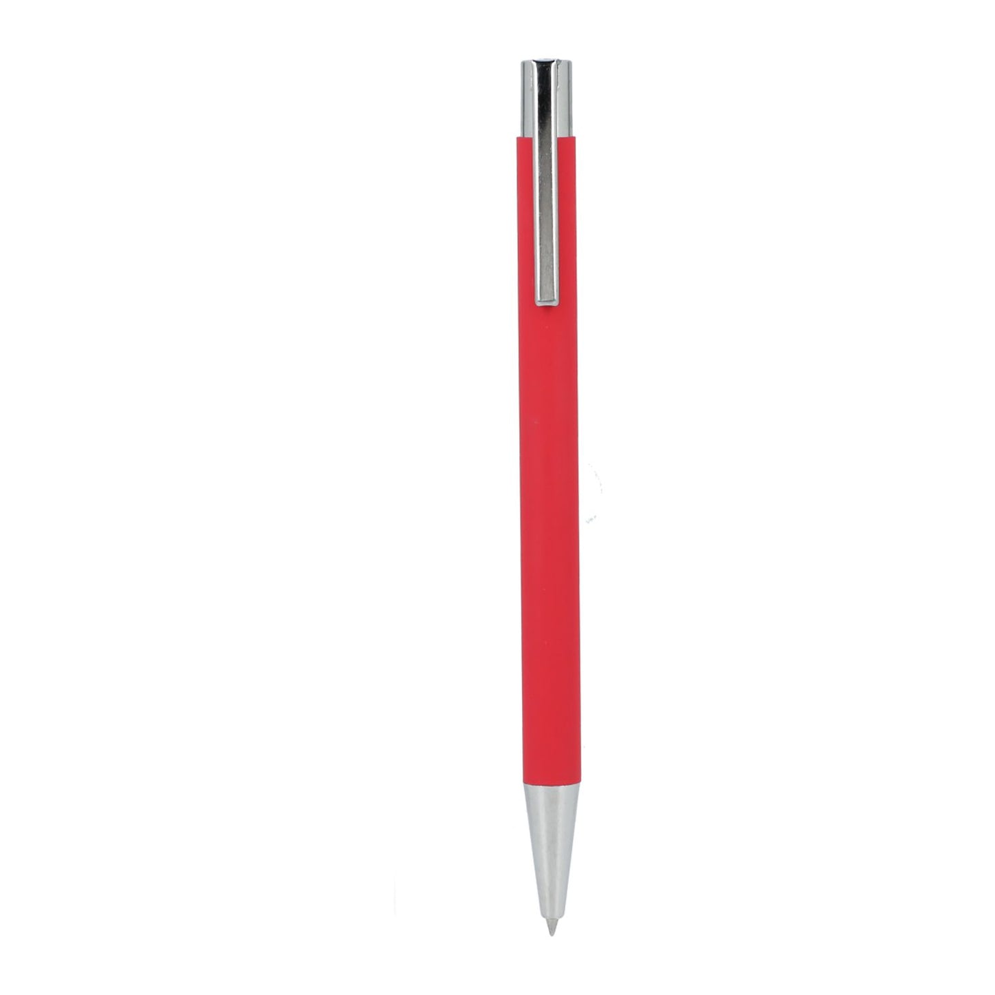 Maxi Recycled Aluminum Soft Touch Gel Pen - Red