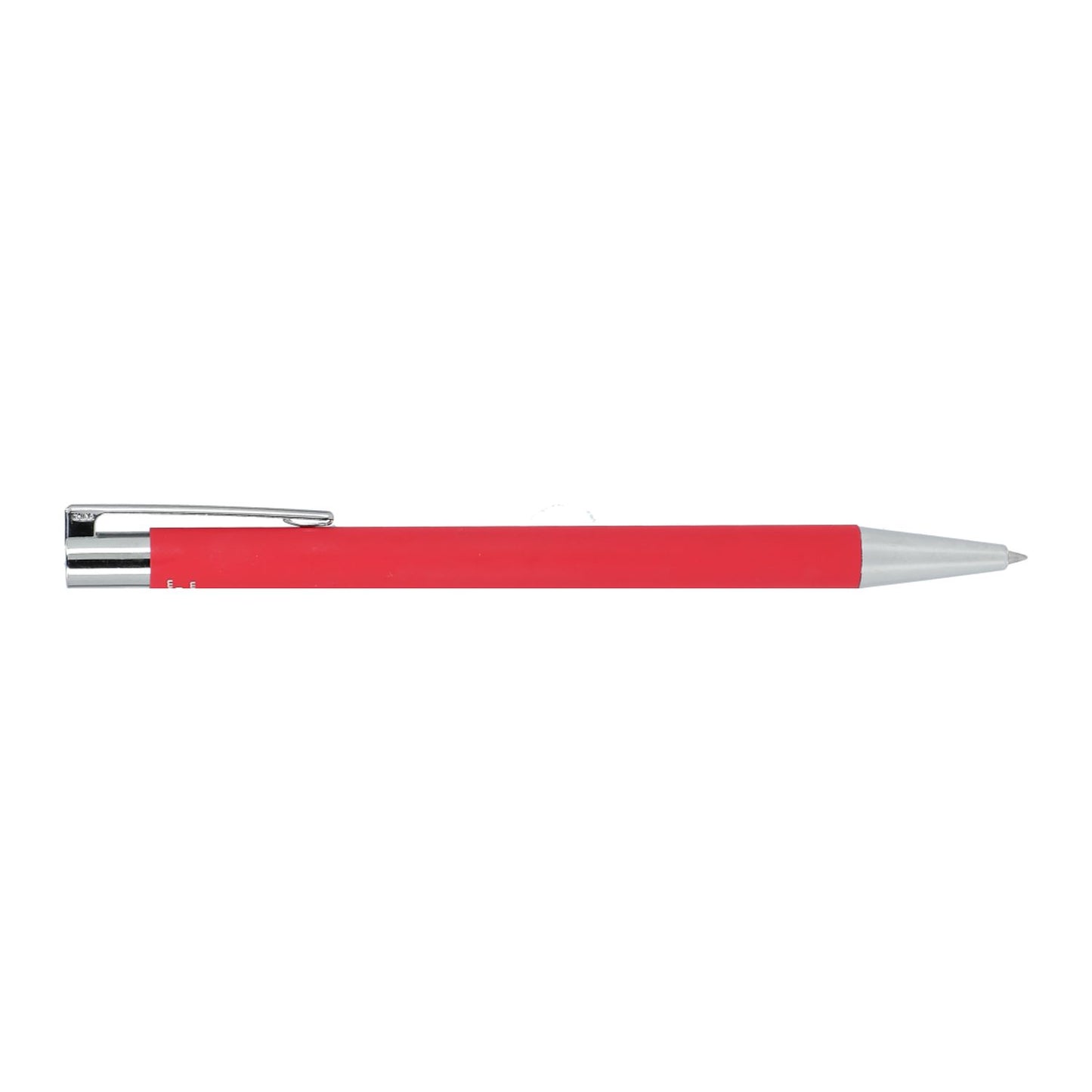 Maxi Recycled Aluminum Soft Touch Gel Pen - Red