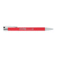 Maxi Recycled Aluminum Soft Touch Gel Pen - Red