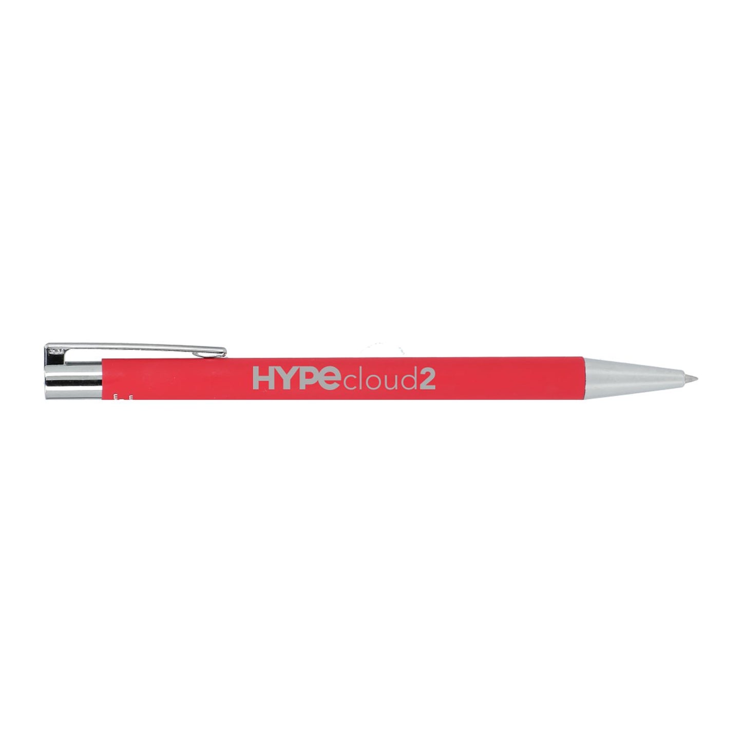 Maxi Recycled Aluminum Soft Touch Gel Pen - Red