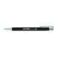 Maxi Recycled Aluminum Soft Touch Gel Pen - Black