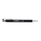 Maxi Recycled Aluminum Soft Touch Gel Pen - Black