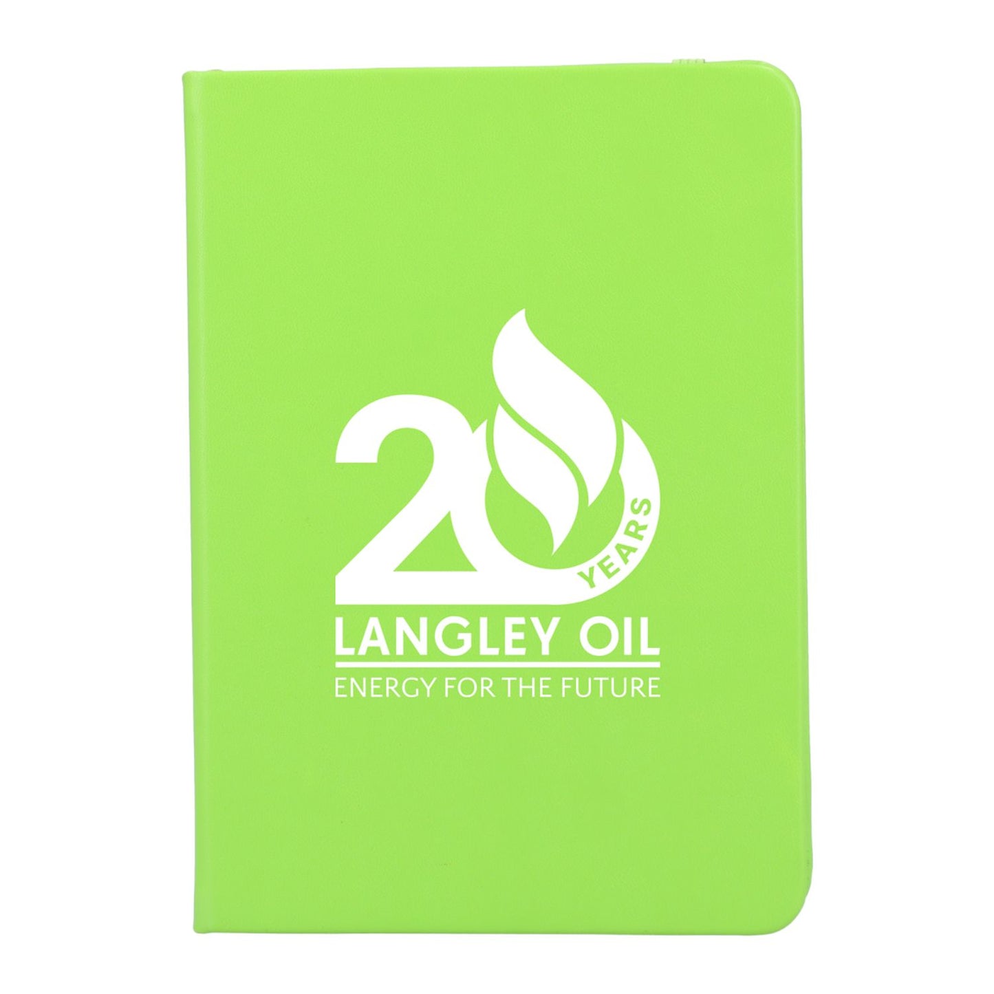 5 x 7 Remark Recycled Bound Notebook - Lime