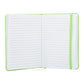 5 x 7 Remark Recycled Bound Notebook - Lime
