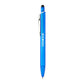 Brite Recycled Aluminum Gel Stylus Pen - Blue