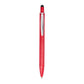Brite Recycled Aluminum Gel Stylus Pen - Red