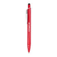 Brite Recycled Aluminum Gel Stylus Pen - Red