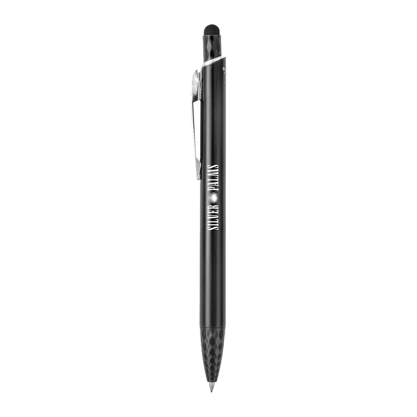 Brite Recycled Aluminum Gel Stylus Pen - Black