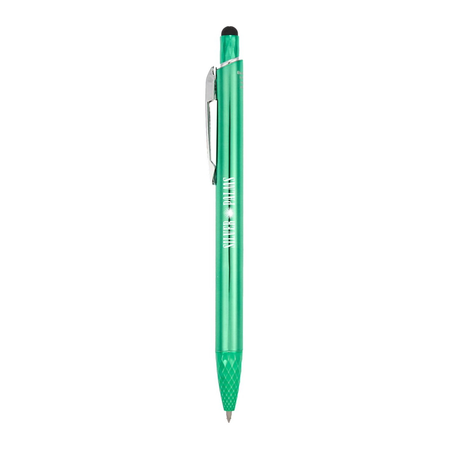 Brite Recycled Aluminum Gel Stylus Pen - Green