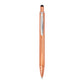 Brite Recycled Aluminum Gel Stylus Pen - Orange