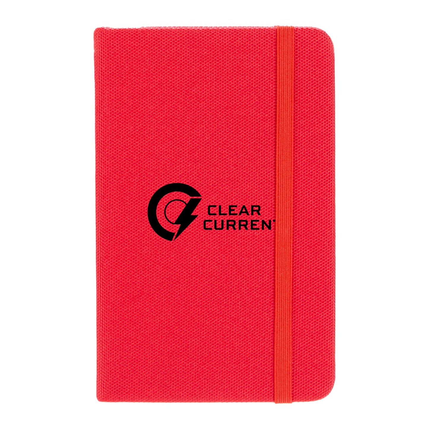 3.5" x 5.5" Recycled Pocket Bound Journal - Red