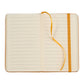 3.5" x 5.5" Recycled Pocket Bound Journal - Orange