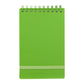 3" x 5" Recycled Stand Up Pocket Jotter - Lime