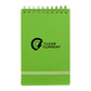 3" x 5" Recycled Stand Up Pocket Jotter - Lime