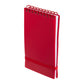 3" x 5" Recycled Stand Up Pocket Jotter - Red