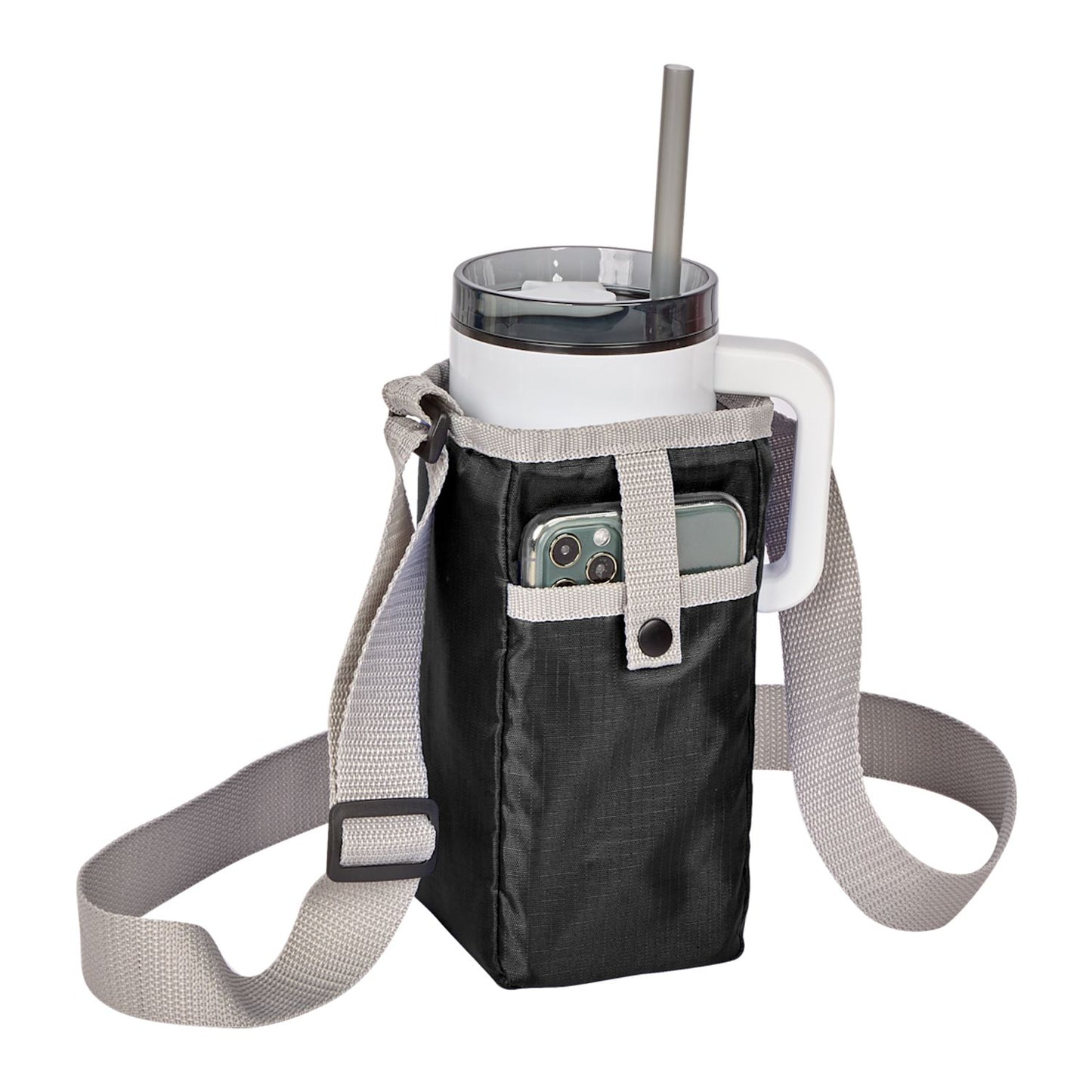 Insulated Bottle Sling - Black