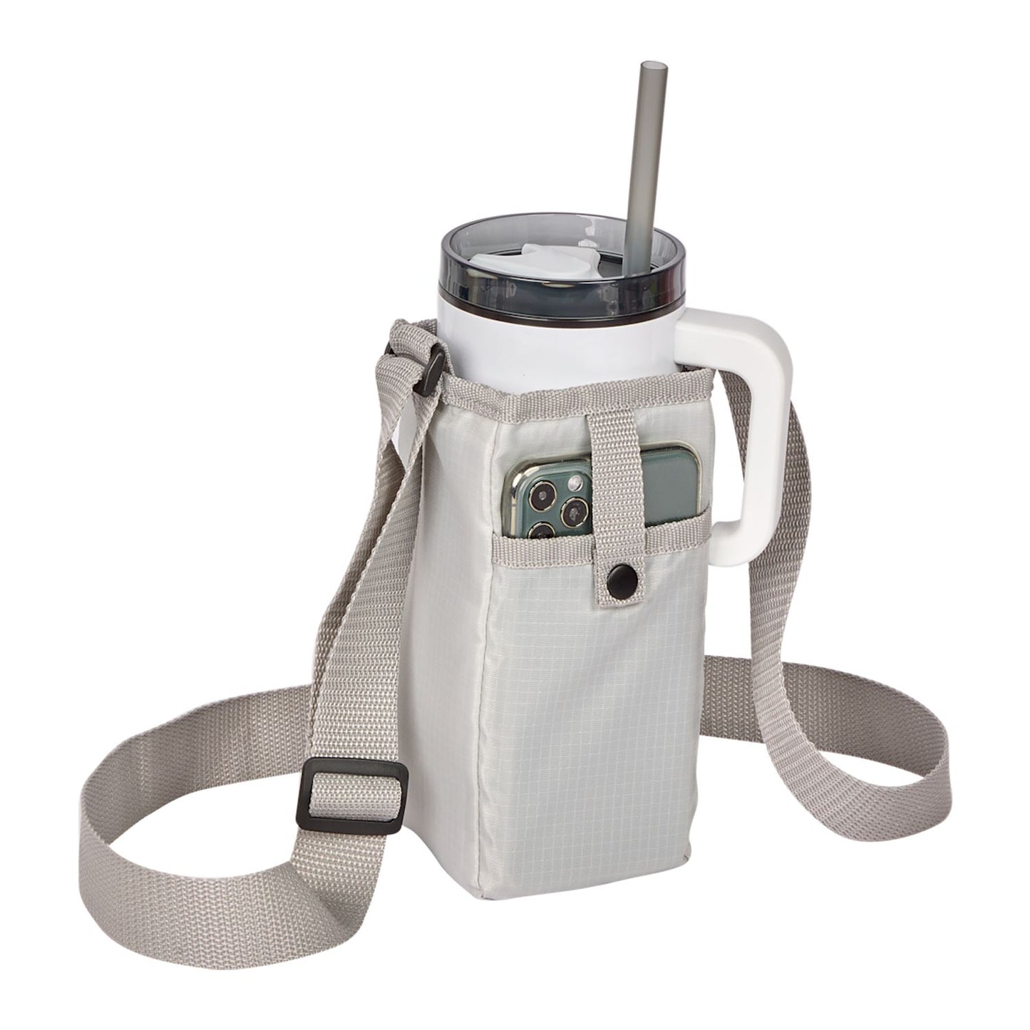 Insulated Bottle Sling - Gray