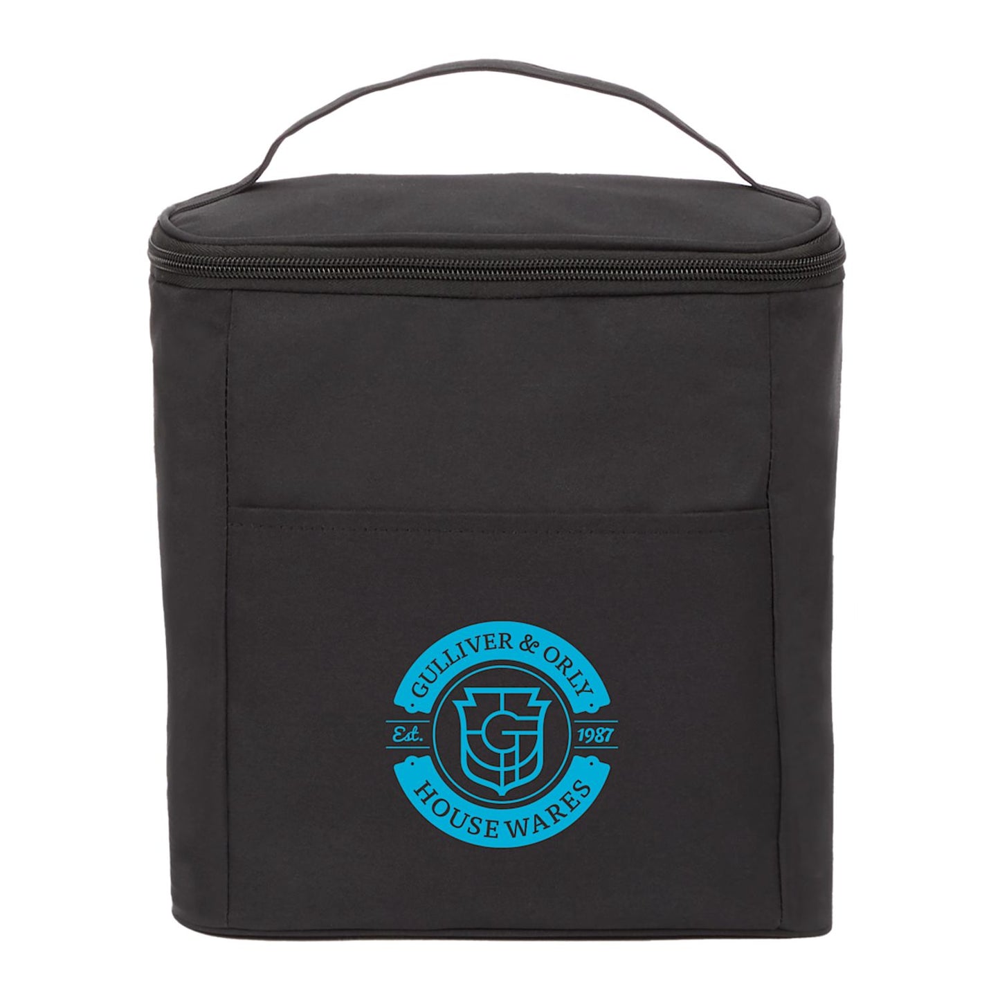 Double Lined 9 Can Cooler - Black